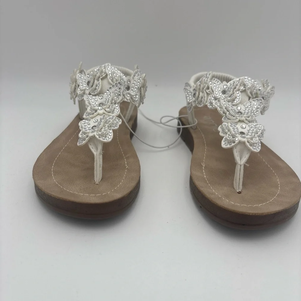 Annie White and‎ Brown Kids Sandals